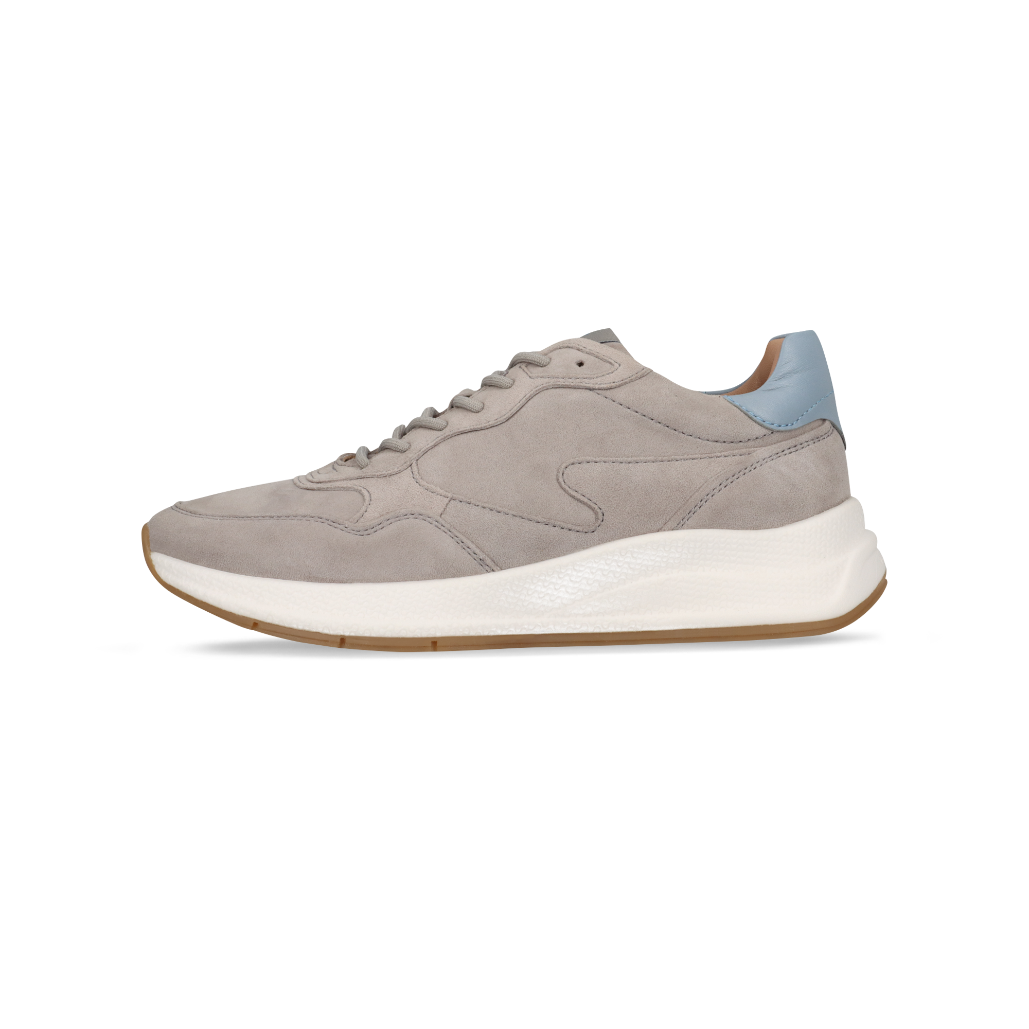 Leder Sneaker grau