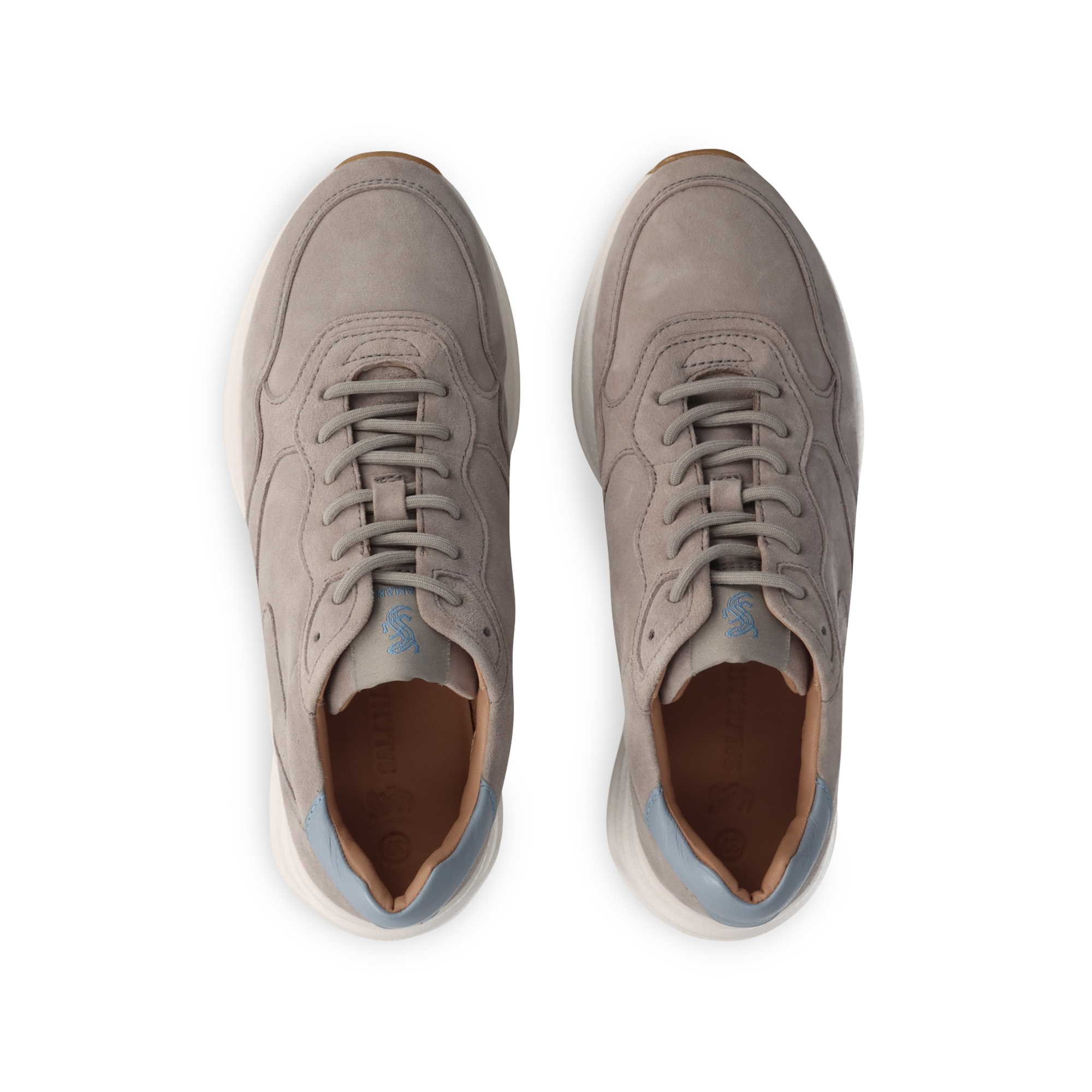 Leder Sneaker Grau