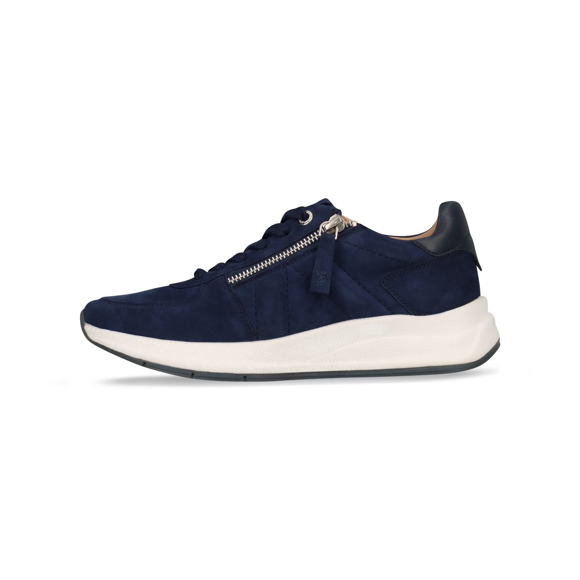 Leder Sneaker Blau