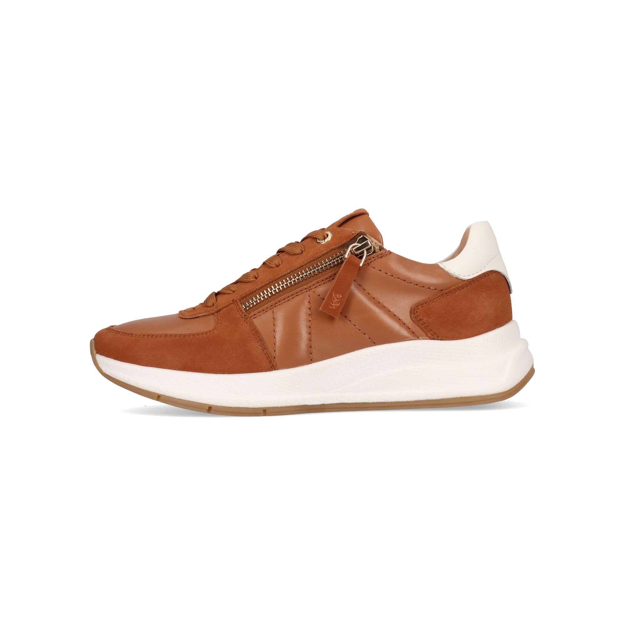 Leder Sneaker Cognac