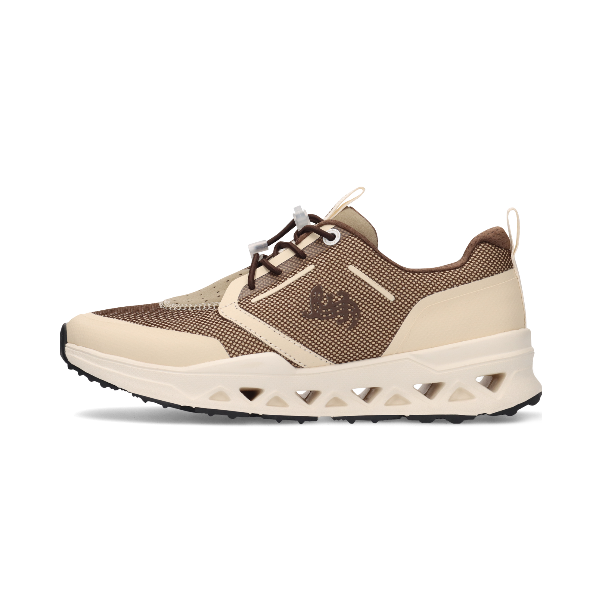 SNEAKER BEIGE/DUNKELBRAUN