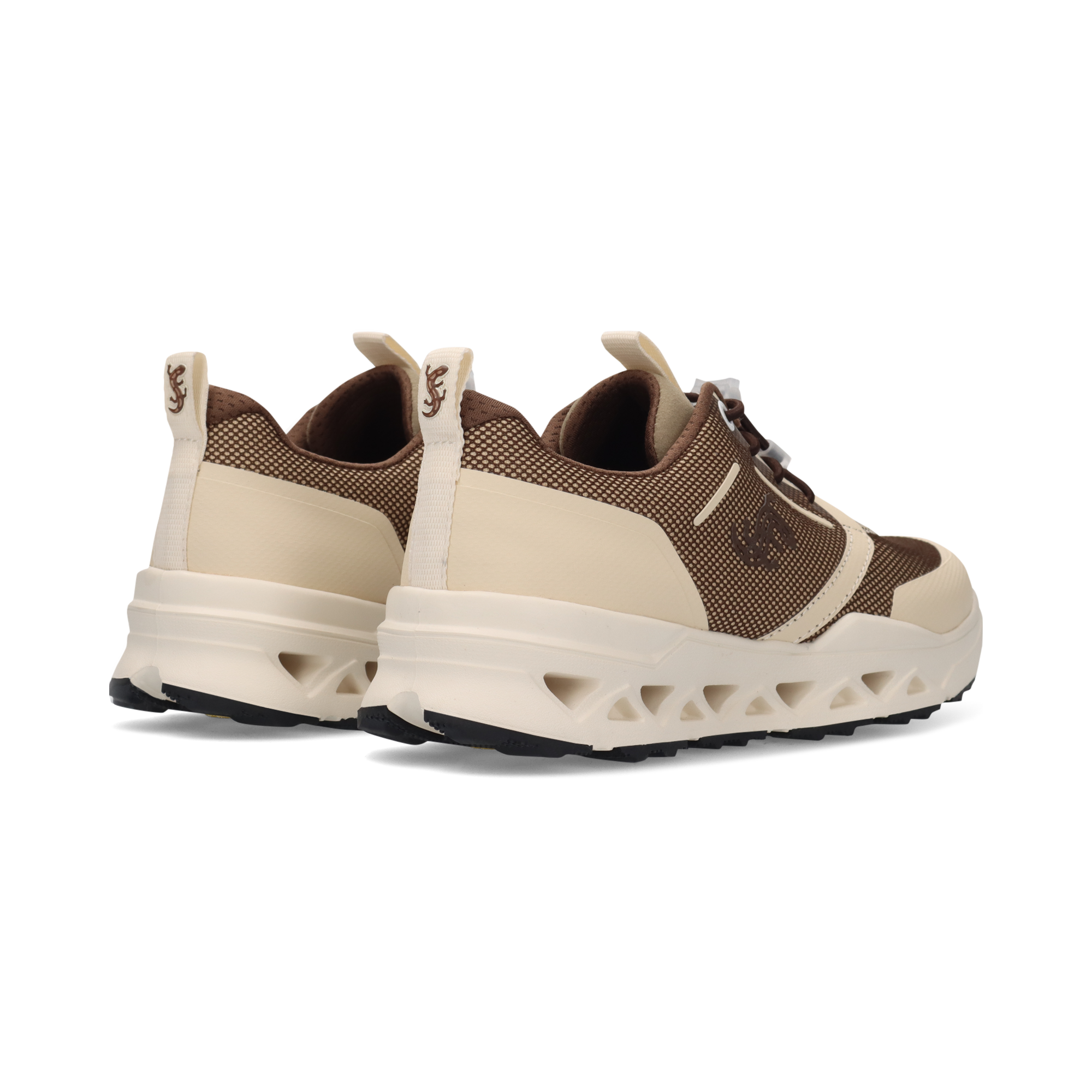 SNEAKER BEIGE/DUNKELBRAUN