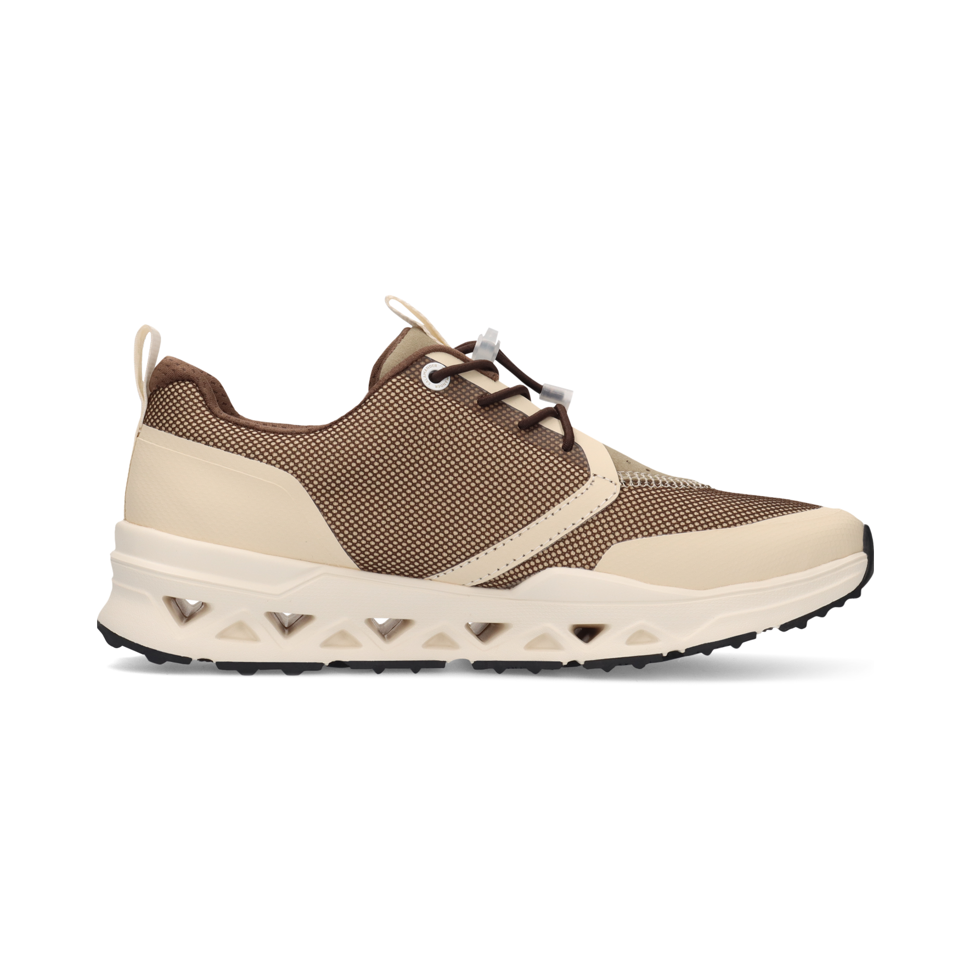 SNEAKER BEIGE/DUNKELBRAUN