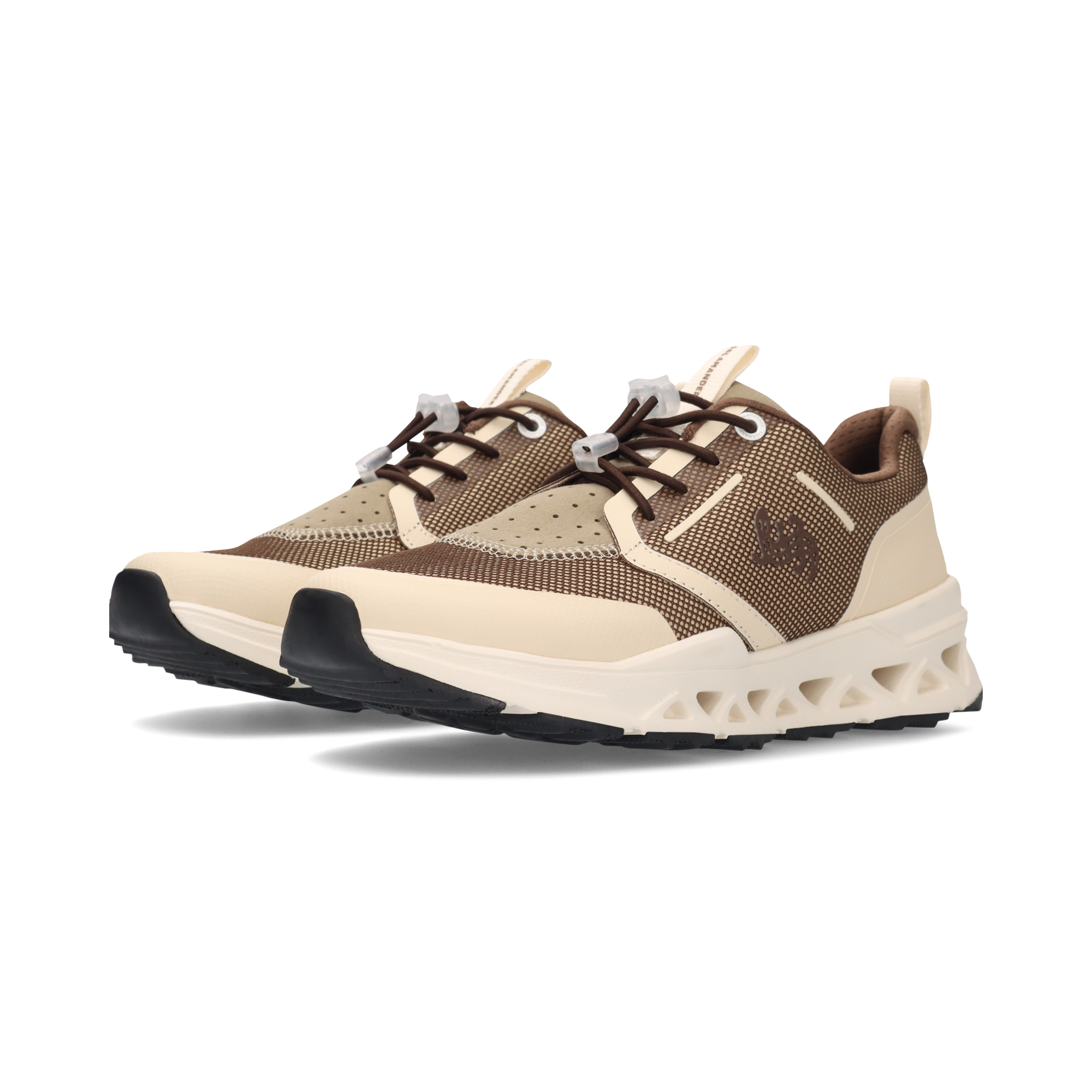 SNEAKER BEIGE/DUNKELBRAUN