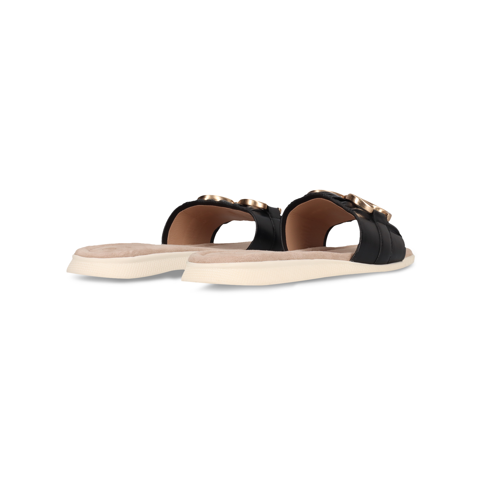 Leather Mules black
