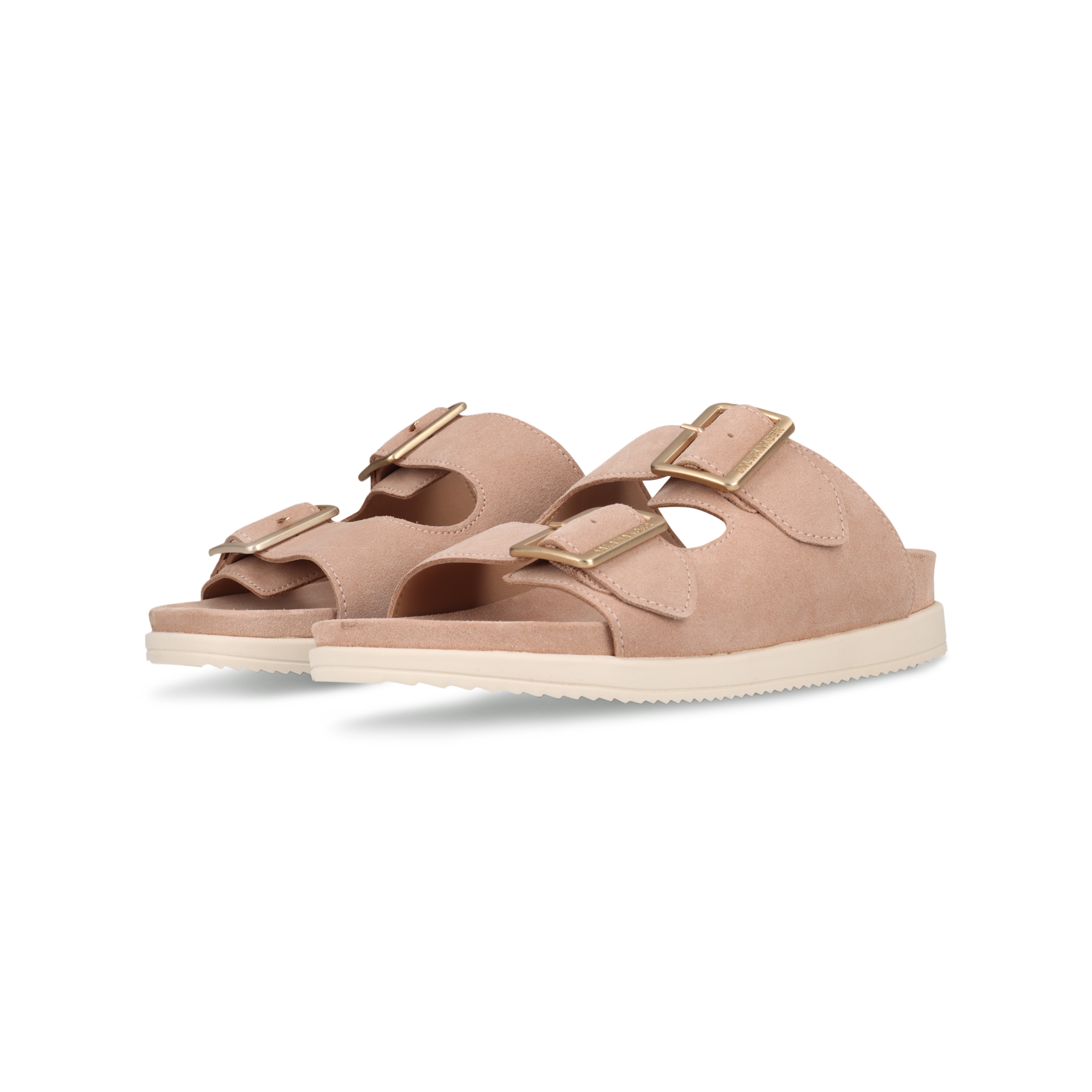Leder Pantoletten Rosa