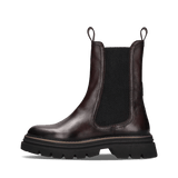 Bordeauxrote Chelsea Boot aus Leder