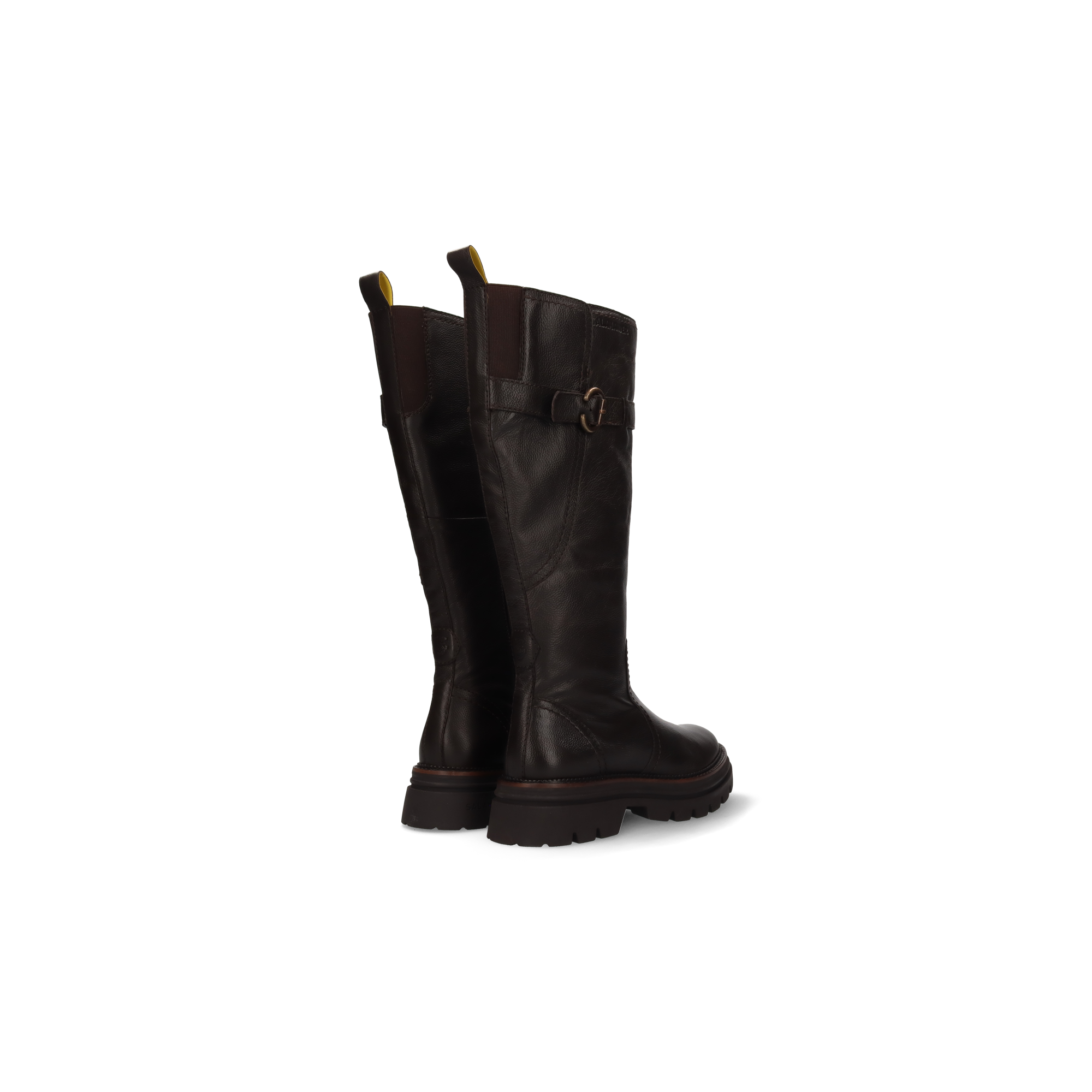 LEDER LANGSCHAFTSTIEFEL SCHWARZ
