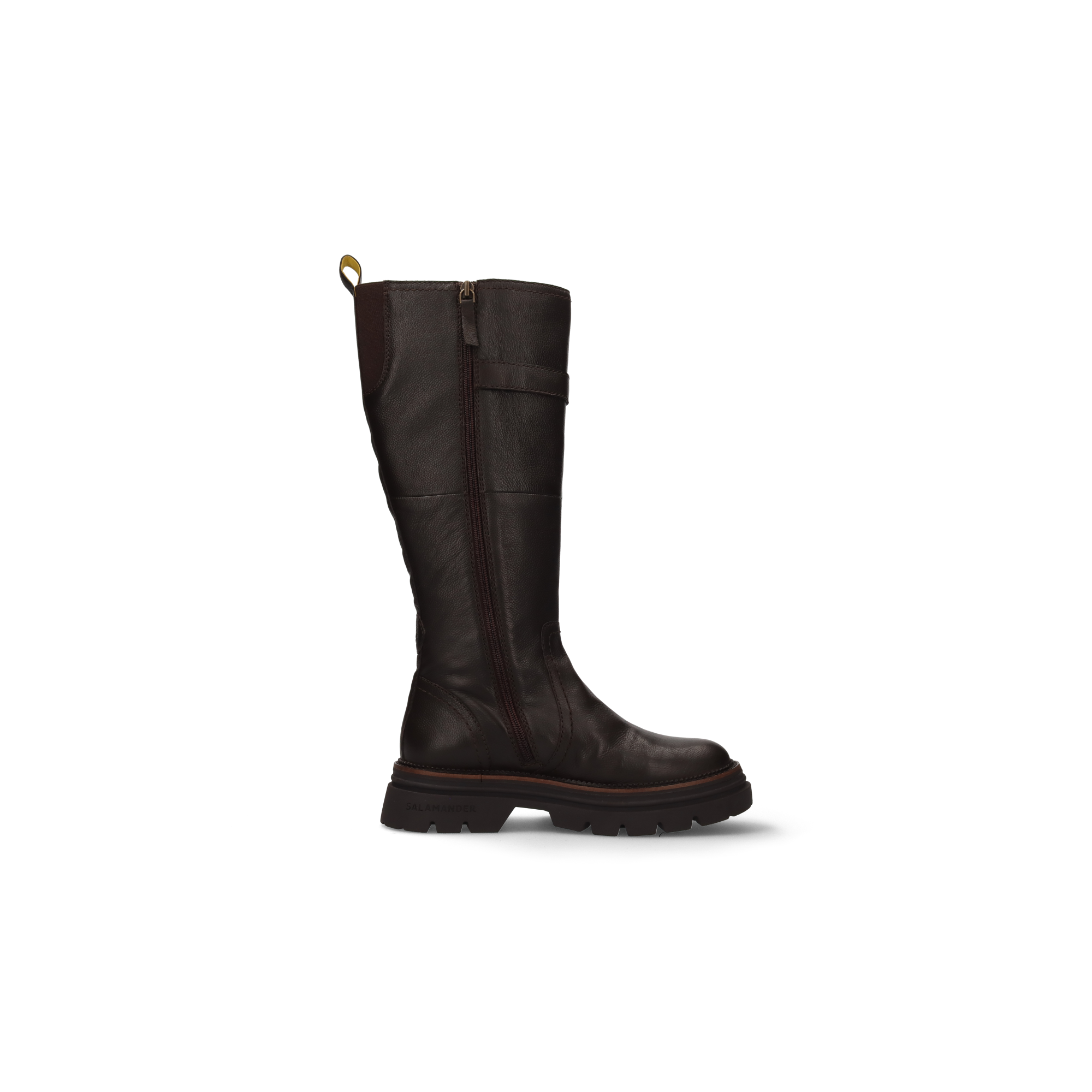 LEDER LANGSCHAFTSTIEFEL SCHWARZ