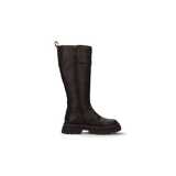 LEDER LANGSCHAFTSTIEFEL SCHWARZ