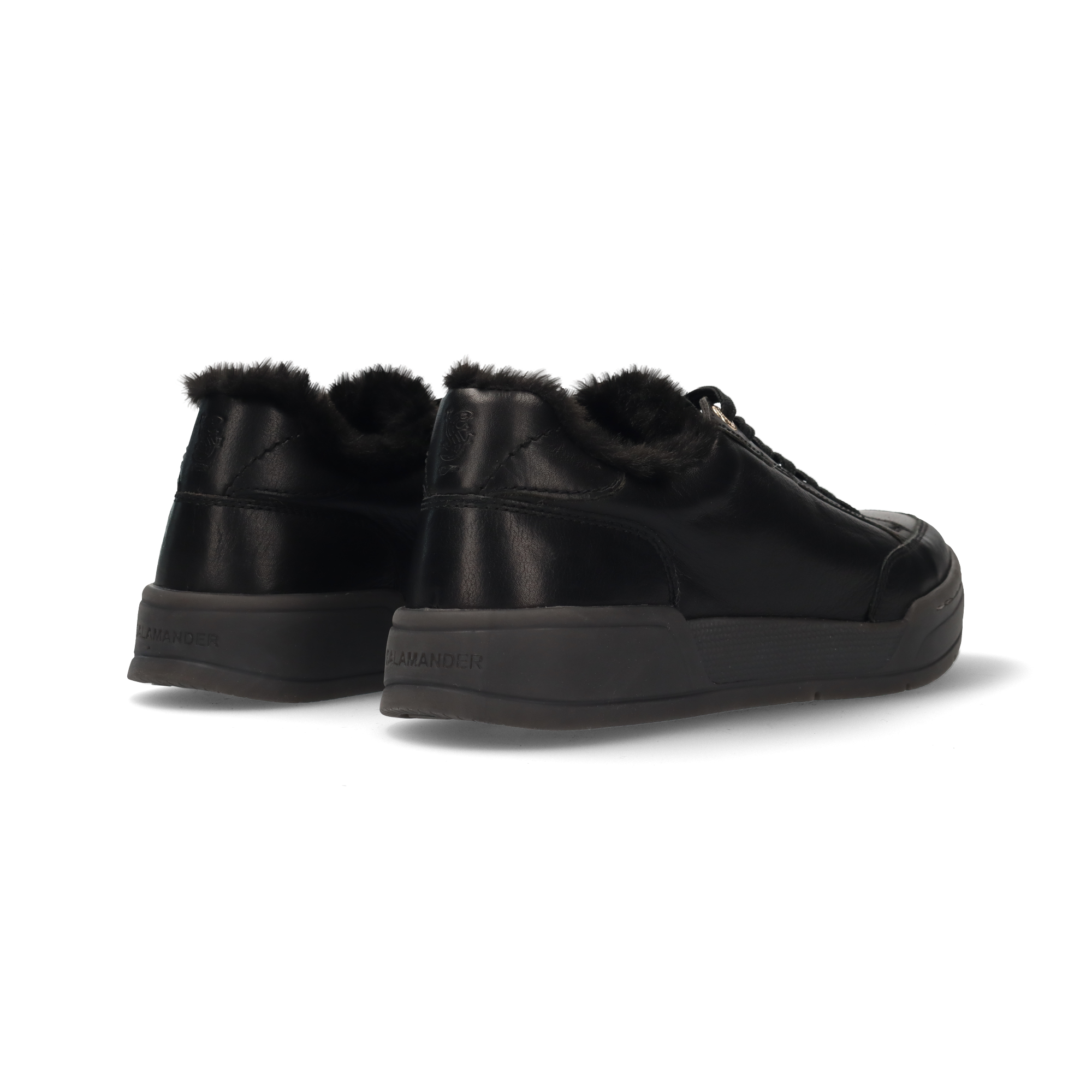 LEDER SNEAKER SCHWARZ