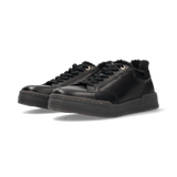 LEDER SNEAKER SCHWARZ