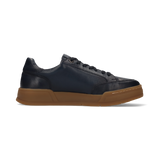 Leder Sneaker Dunkelblau