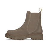 LEDER CHELSEA-STIEFELETTE GRAU
