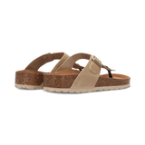 Leder Zehentrenner beige