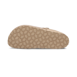 Leder Zehentrenner beige