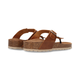 Leder Zehentrenner cognac