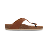 Leder Zehentrenner cognac