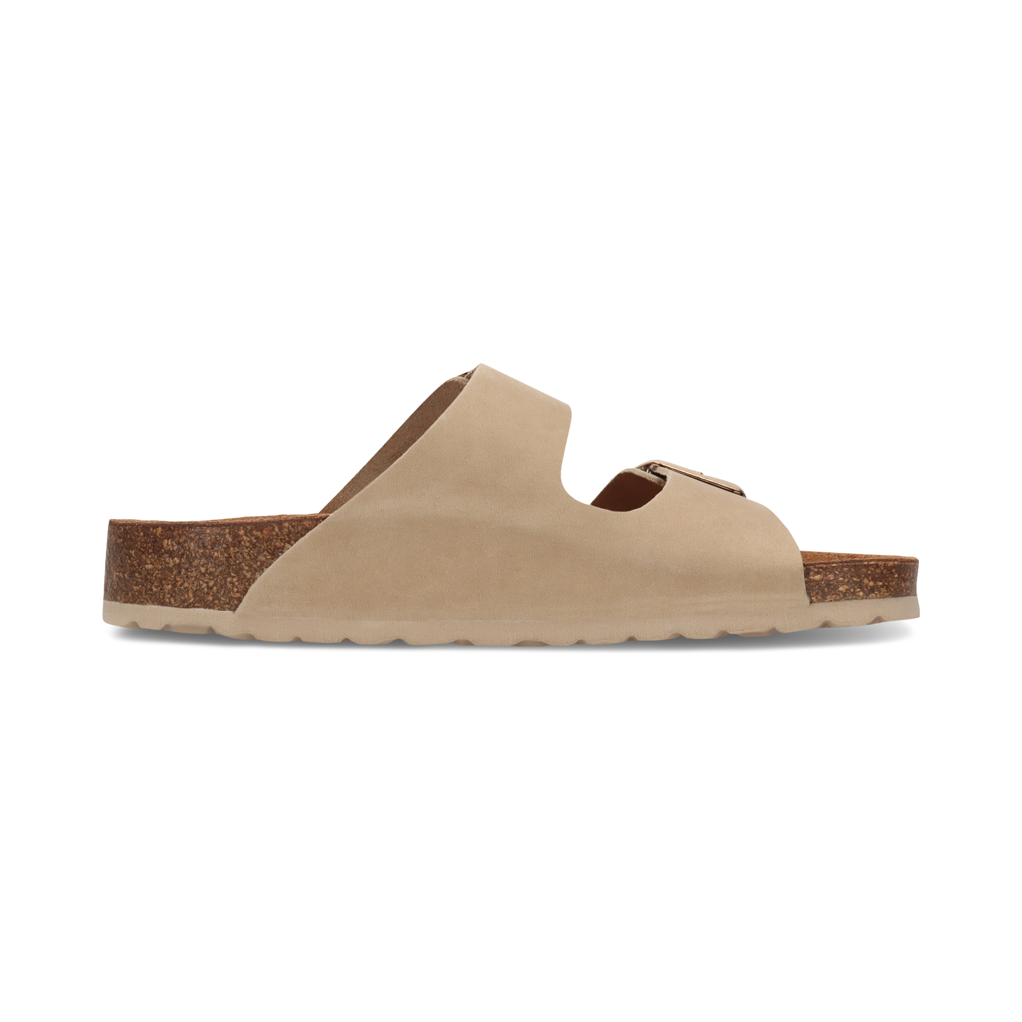 Leather mules beige