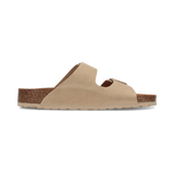 Leder Pantoletten Beige