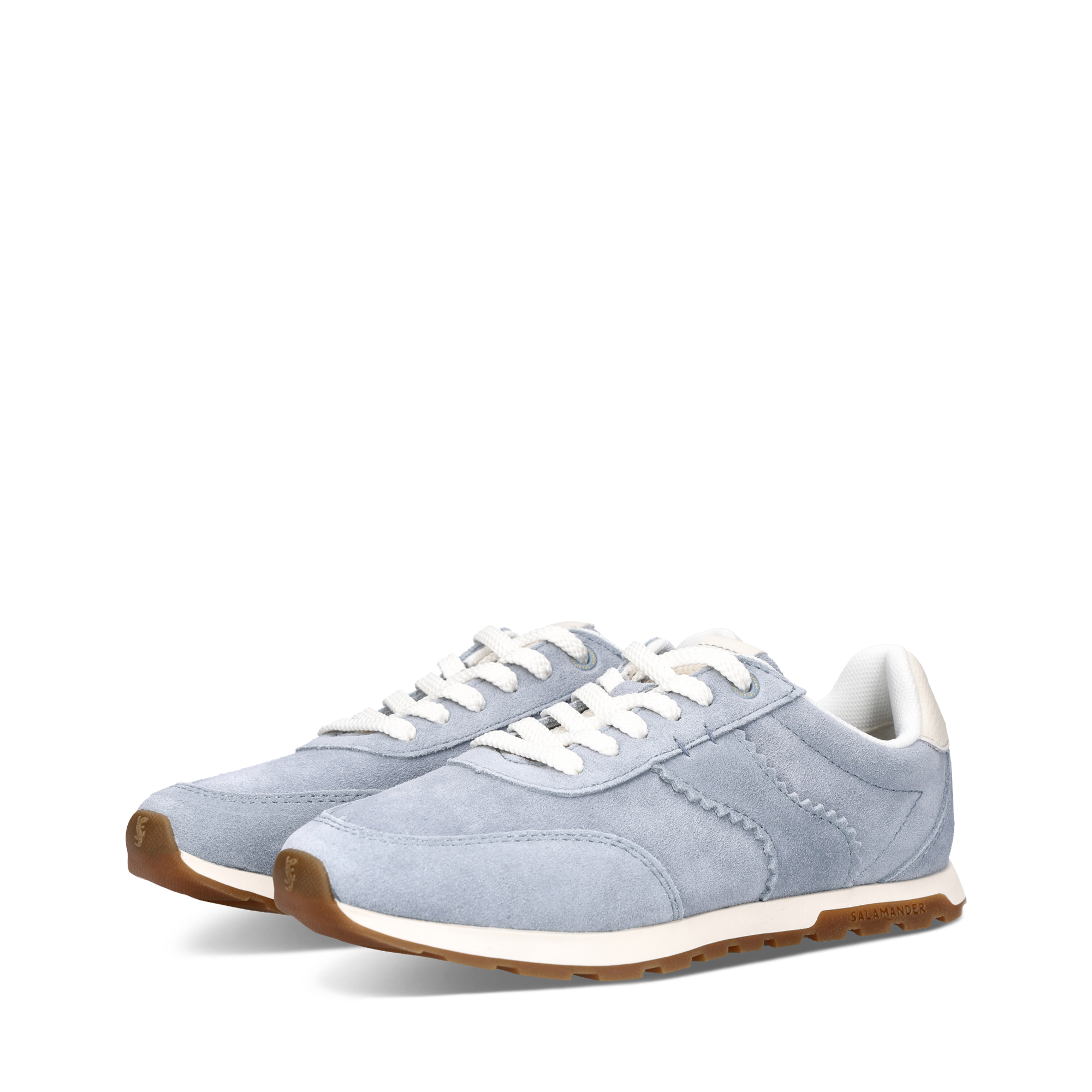 Leather Sneaker light blue