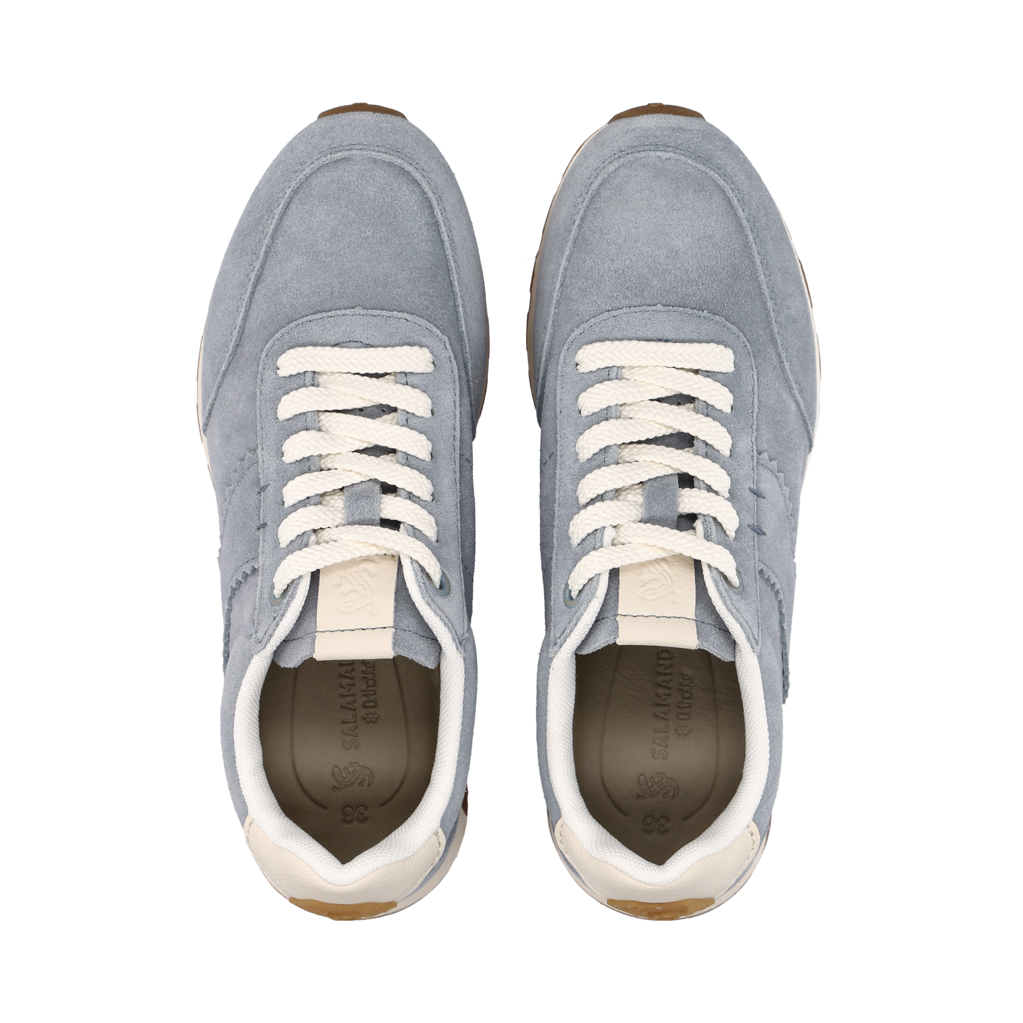 Leather Sneaker light blue