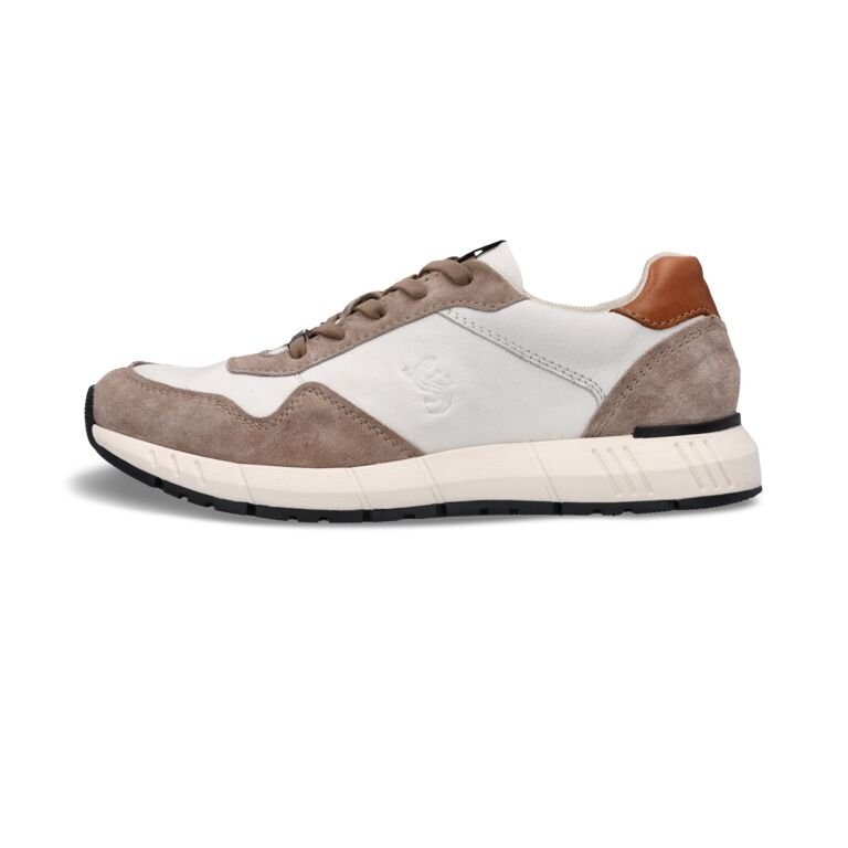 Leder Sneaker Taupe