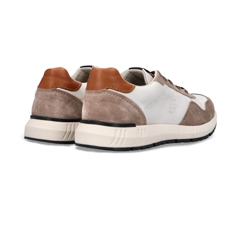 Leder Sneaker Taupe
