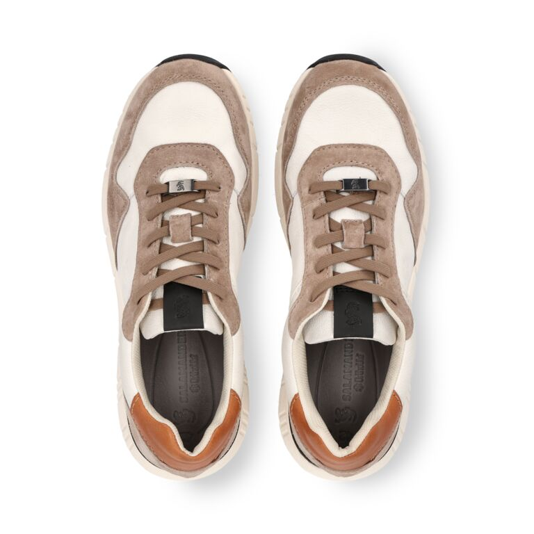 Leder Sneaker Taupe