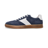 Leder Sneaker blau
