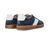Leder Sneaker blau