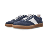 Leder Sneaker blau