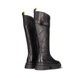 LEDER LANGSCHAFTSTIEFEL SCHWARZ