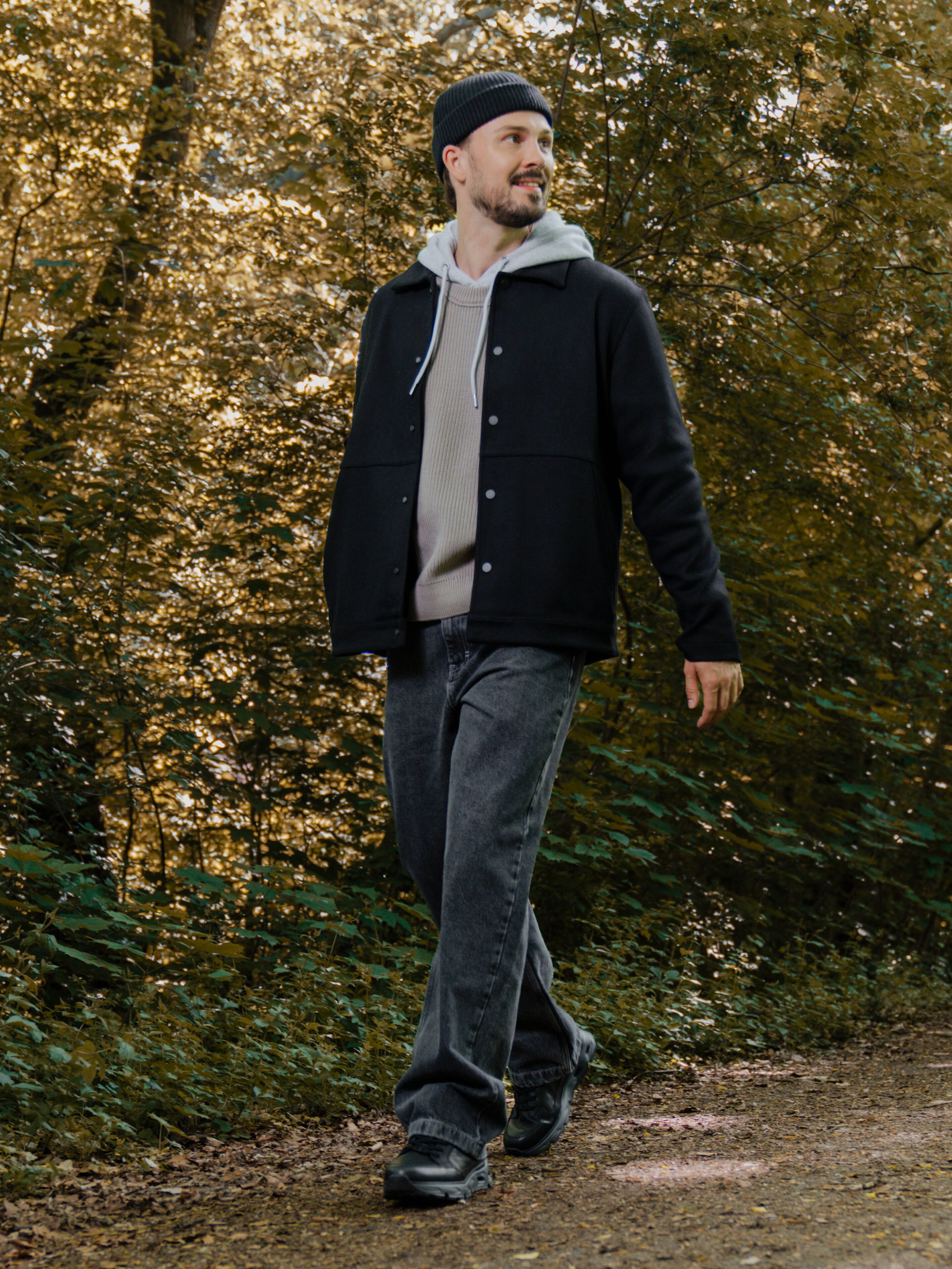 LEDER SCHNÜRSTIEFEL SCHWARZ