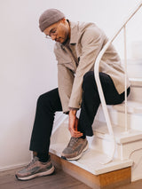 SNEAKER TAUPE/GRÜN