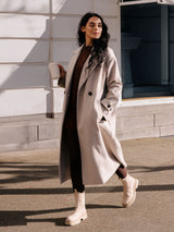 LEDER CHELSEA-STIEFELETTE BEIGE
