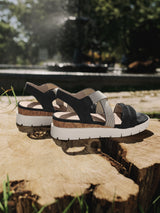 Leather Sandal black